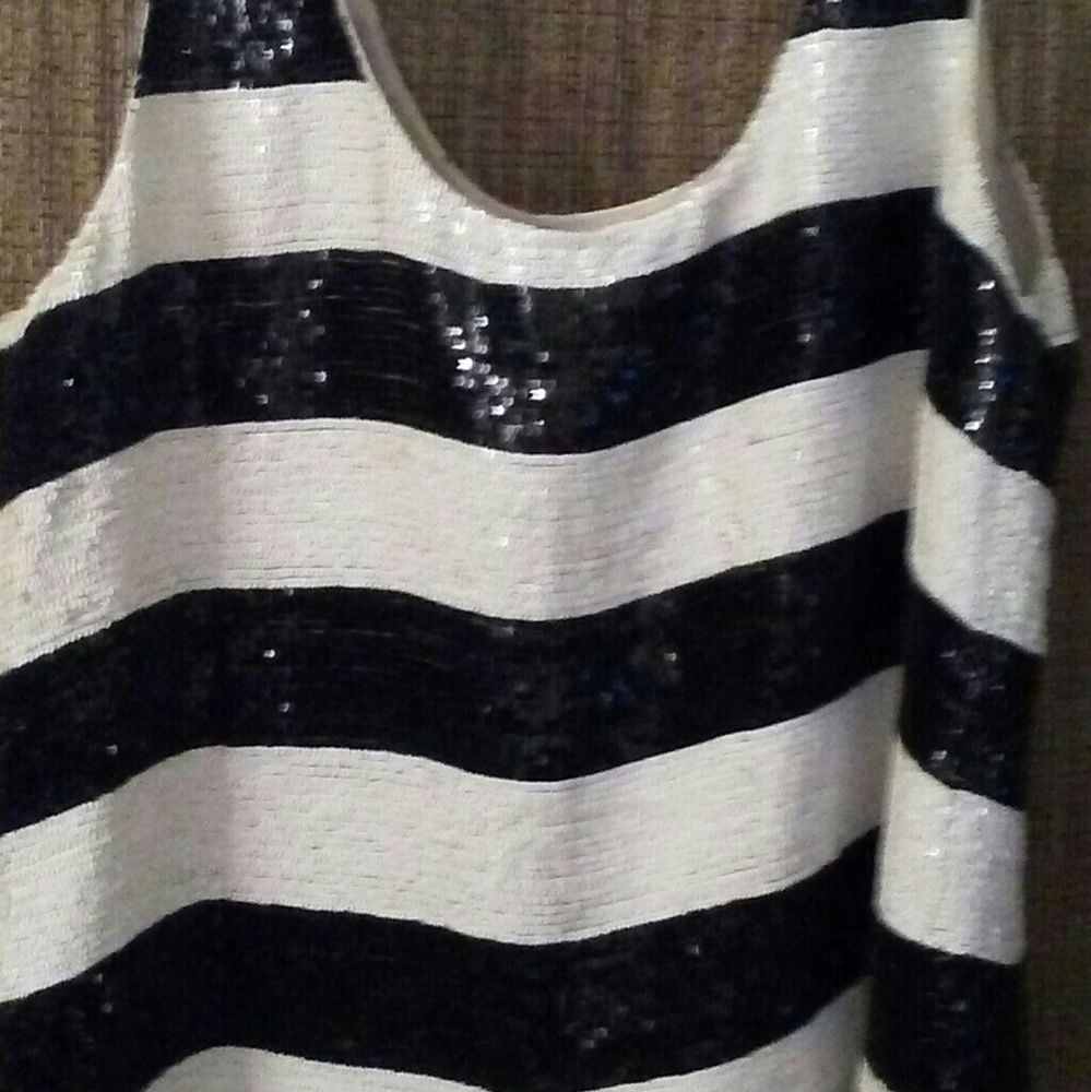 Sequined tank